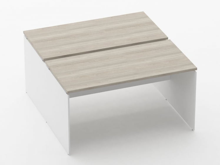 Рабочий модуль Дека ЛДСП каркас 75.145.14 Дуб Сантана светлый/Белый / Deka_0