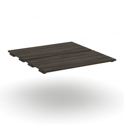 Двойной стол-приставка к двум опорным тумбам/шкафам CОНCЕПТ CН.ДСПР-007 Дуб Мали Черный / CONCEPT CN.DSPR-007_0