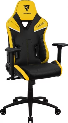 Геймерское кресло ТхундерКС3 ТC5 Бумблебее Йеллов / ThunderX3 TC5 Bumblebee Yellow_1