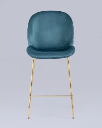 Стул полубарный Беетле со спинкой голд Маренго / Beetle gold_3