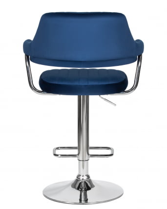 Стул барный ДОБРИН CХАРЛЙ Синий велюр МДЖ9-117 / DOBRIN CHARLY MJ9-117_4