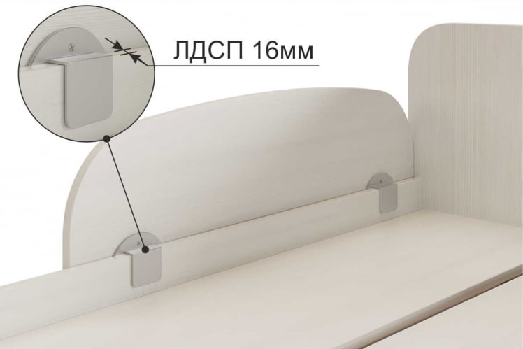Ограничитель для кровати КСЙЗ-123 белый рамух / XYZ-123_3