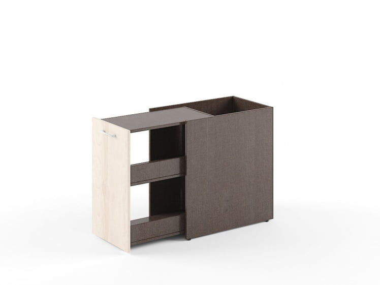 Тумба с выдвижной секцией КСДЛС 720 Бук Тиара/Рено / XDLS_0