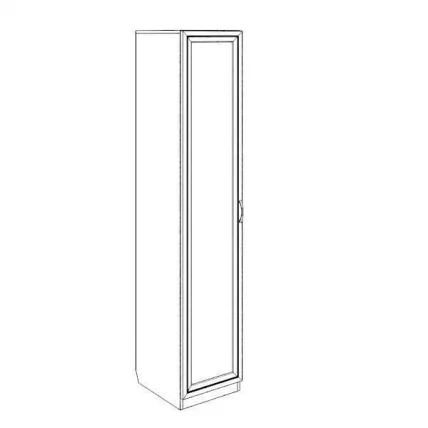 Пенал Остин Модуль №3 Ясень шимо светлый/белый_2