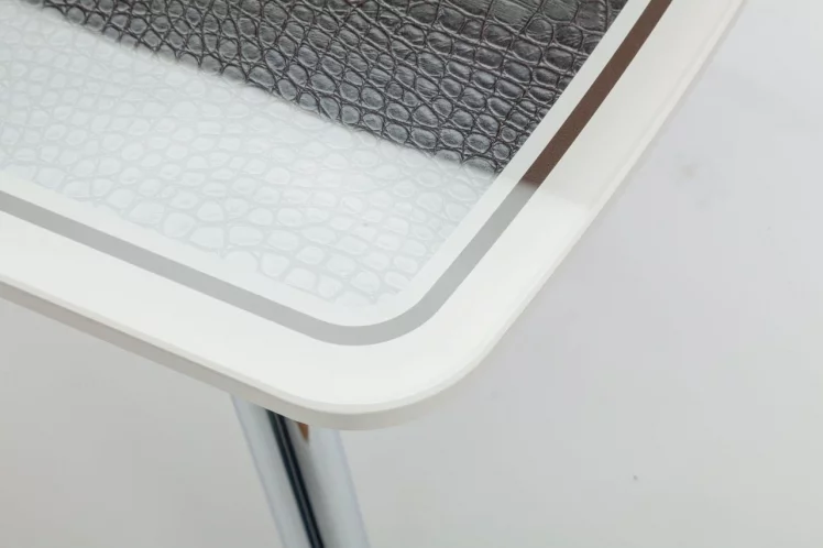 Стол обеденный Чикаго КЗ(6191) крем,крокодил коричневый_8