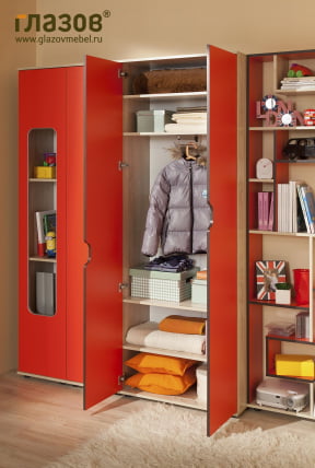 Шкаф для одежды и белья Автобус 4 Дуб Сонома(молодежная)_2