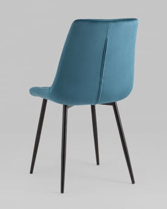 Стул Флекс Нев велюр сине-зеленый 2 шт. / New_3