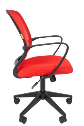 Кресло для оператора Чаирман 698 блаcк ТВ Красное / Chairman black TW_2