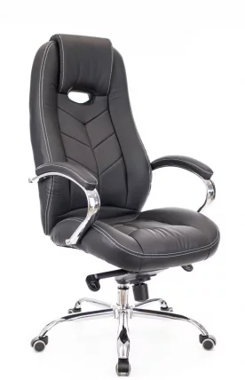 Кресло руководителя Дрифт М кожа Черный / Drift M_0