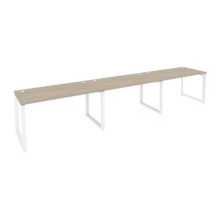 Рабочая станция на О-образном м/к ОНИКС О.МО-РС-3.3.7 Дуб Аттик/Белый / ONIX O.MO-RS-3.3.7_0