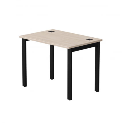 Стол прямой на металлокаркасе, опоры 45 гр Еверпроф ЕВО 254С001 Дуб Соната Черный / Everprof EVO 254S001_0