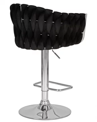 Стул барный ДОБРИН МАРCЕЛ Черный велюр МДЖ9-101 / DOBRIN MARCEL MJ9-101_3