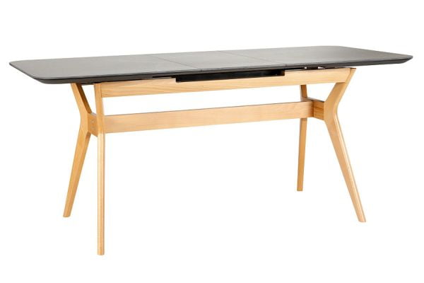 Стол раздвижной Нарвик Серамиc 140-180 Аутоматиc Натур/Дэрк марбле / Ceramic Automatic Natur/Dark marble_0