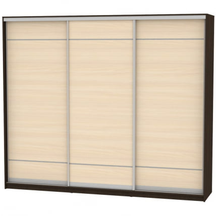 Шкаф-купе Б-230х270х60-1(Венге-ДМ-Д7Д7Д7) / B-230х270х60-1(Венге-ДМ-D7D7D7)_0