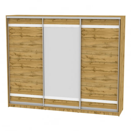 Шкаф-купе Б-220х270х60-1(ДВ-Д9Д10Д9) / B-220х270х60-1(ДВ-D9D10D9)_0