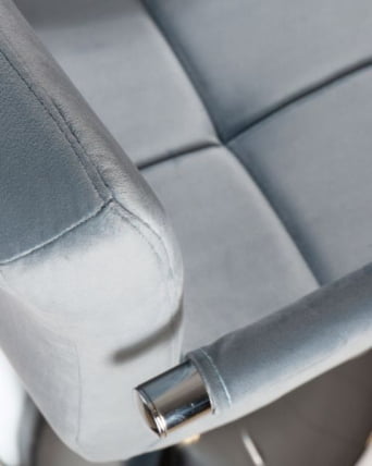 Стул барный ДОБРИН КРУГЕР АРМ (пудрово-голубой велюр (МДЖ9-74)) 2 шт / DOBRIN KRUGER ARM (MJ9-74))_7