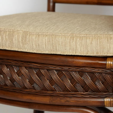 Комплект террасный АНДРЕА (стол кофейный со стеклом + 2 кресла + подушки) ротанг, 64х67х92см / Д60х55, Пекан Вашед (античн. орех) / ANDREA D60х55, Pecan Washed_9