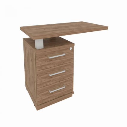 Тумба приставная Фирст КТП-1 (Л) Дуб Табак / First KTP-1 (L)_0