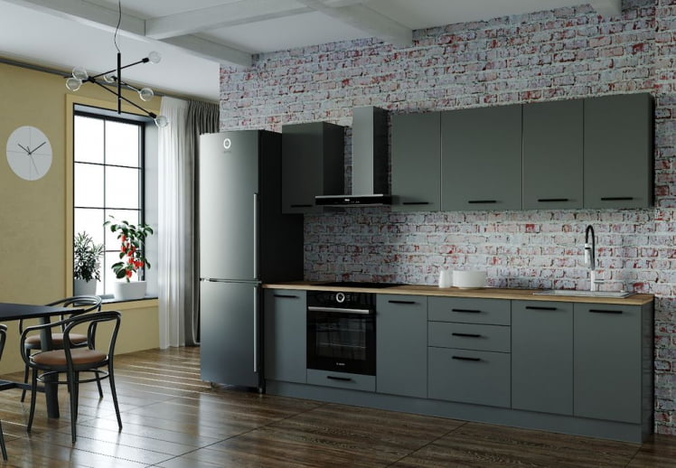 Гарнитур кухонный 2800 Антрацит 2800_0