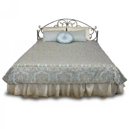 Кровать Кертис кованая с подъемным механизмом шоколад_1