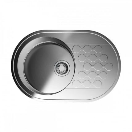 Мойка Омоикири Касумигаура 77-Ин Универсальная/Нерж.Сталь / Omoikiri Kasumigaura 77-In_0