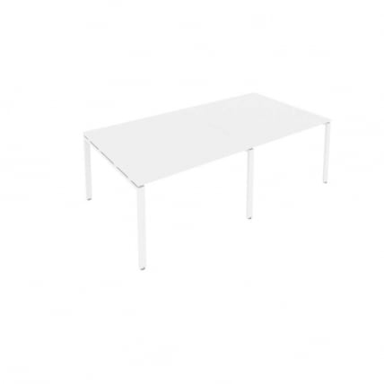 Переговорный стол (2 столешницы) Метал Сйстем Б.ПРГ-2.2 Белый / Metal System_0
