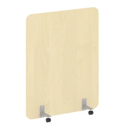 Перегородка на металлических опорах, на роликах Р-лине ДП.Р-120-150 Клен / R-line DP.R-120-150_0