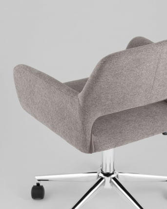 Стул офисный РОСС рогожка темно-серый / ROSS_5