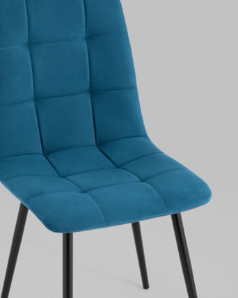 Стул Оливер велюр Пыльно-синий / Oliver_7