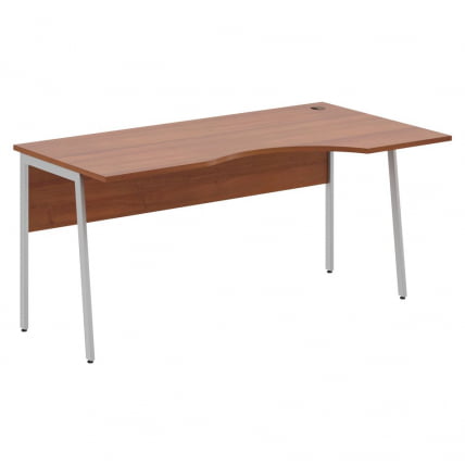 Стол эргономичный правый ИМАГО Плус СА-1П(Пр) Орех французский Серый / IMAGO Plus СА-1P(Пр)_0