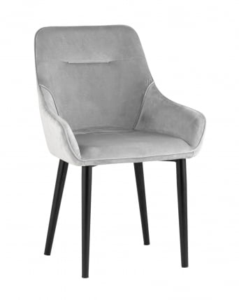 Стул Джоан велюр Светло-серый_0