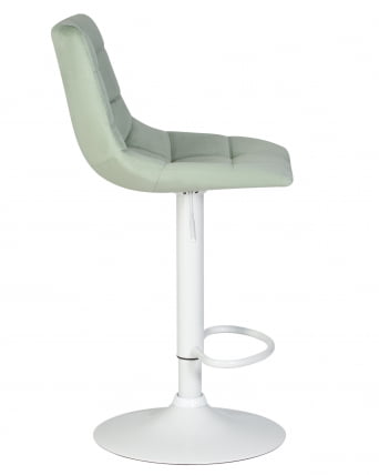 Стул барный ДОБРИН ТАИЛОР ВХИТЕ Пудрово-мятный велюр МДЖ9-87 / DOBRIN TAILOR WHITE MJ9-87_2