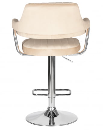 Стул барный ДОБРИН CХАРЛЙ Бежевый велюр МДЖ9-10 / DOBRIN CHARLY MJ9-10_4