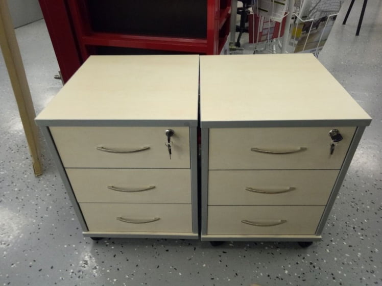 Тумба подкатная ИМАГО ТМ-3.А Клен Металлик / IMAGO_4