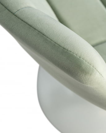 Стул барный ДОБРИН ТАИЛОР ВХИТЕ (пудрово-мятный велюр (МДЖ9-87)) 2 шт / DOBRIN TAILOR WHITE (MJ9-87))_8