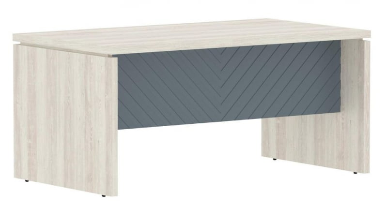 Стол руководителя Торр ЛУКС ТЛСТ 169 Сосна Эдмонд Серо-голубой / Torr LUX TLST_0