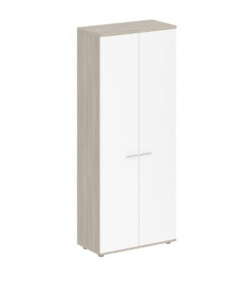 Шкаф высокий двухдверный Сигма СГ.811.ОД.ВХ Дуб темный Белый / Sigma SG.811.OD.WH_0