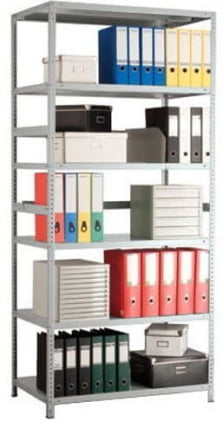 Стеллаж МС 220/100х40/6 Серый / MS_0