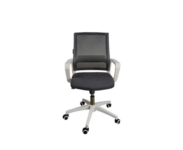 Кресло офисное Бит ЛБ белый пластик Черный / LB_1