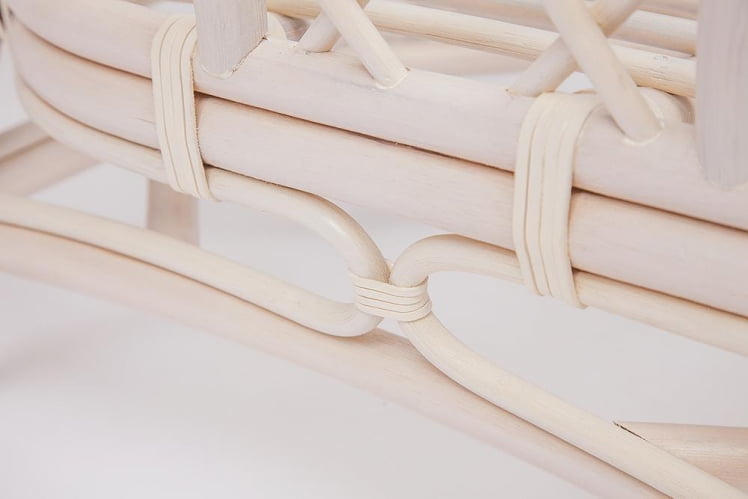 Комплект для отдыха АНДРЕА (диван + 2 кресла + журн. столик со стеклом + подушки) ТCХ Вхите (белый), Ткань рубчик, цвет кремовый / ANDREA TCH White_8