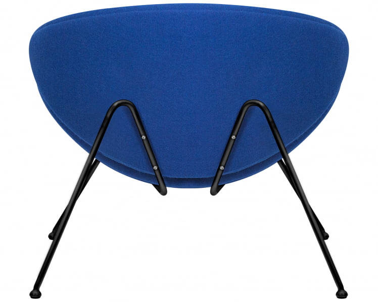 Кресло дизайнерское ДОБРИН ЕМИЛЙ (синяя ткань АФ6, черное основание) / DOBRIN EMILY AF6,_4