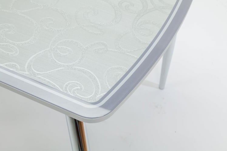 Столешница Чикаго КЗ (6191) серый,завитки серые_4