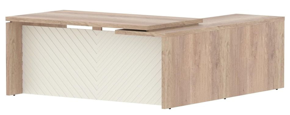 Стол руководителя левый Торр ЛУКС ТЛCТ 1820 Л Дуб Каньон Латте / Torr LUX TLCT L_0