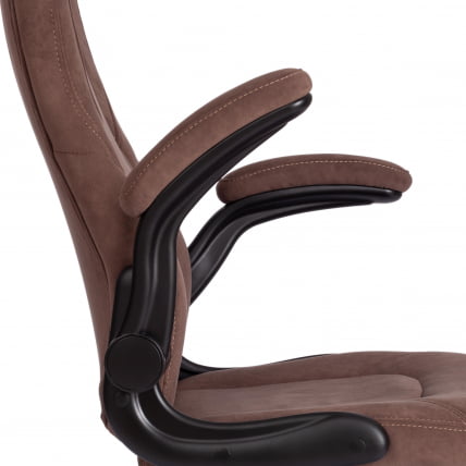 Кресло БАЗУКА флок , коричневый, 6 / BAZUKA_8