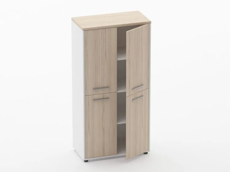 Шкаф 3 широкий закрытый, 4 двери Дека 10.16.121 Туя/Белый / Deka_1