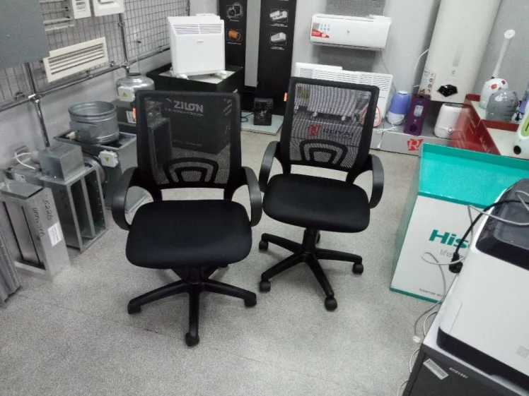 Кресло оператора CХАИРМАН 696 Черный пластик (блаcк) черный / CHAIRMAN (black)_1