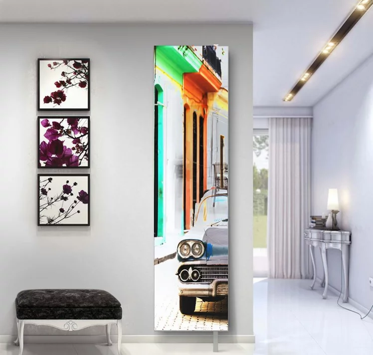 Поворотный зеркальный шкаф Дриве СП Арт Белый / Drive SP Art_8