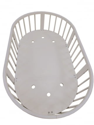 Кровать-трансформер с двумя матрасами и маятником Меррй Хаппй Мини матовая Белая (3 в 1) / Merry Happy Mini_7