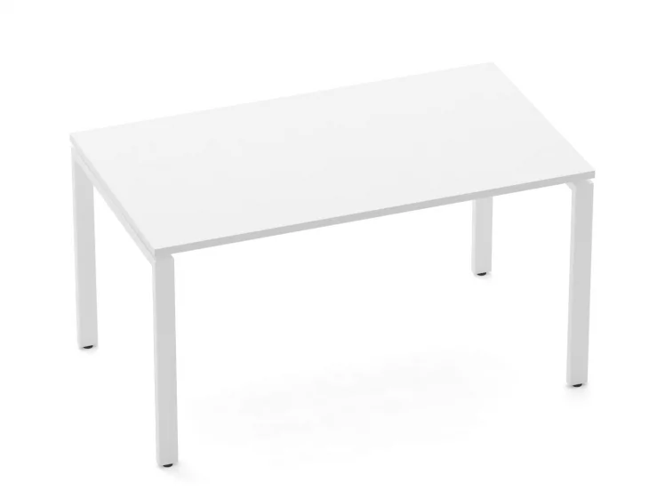 Стол прямой Дека П-обр. каркас 7.08.14 Белый / Deka_0
