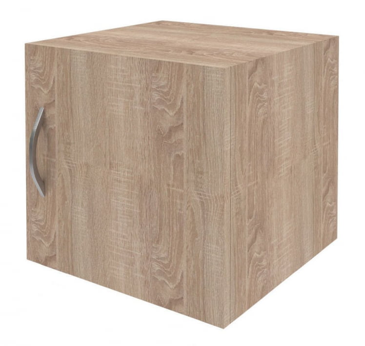 Антресоль узкая с глухой дверью правая Симпле СА-400.1 Р Дуб Сонома светлый / Simple SA-400.1 R_0